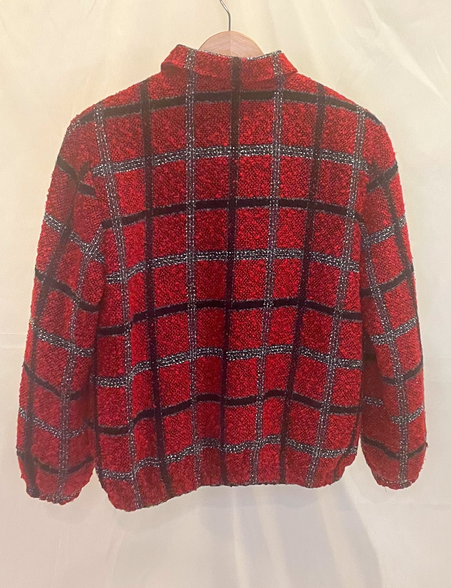 Plaid Tweed Jacket | $38