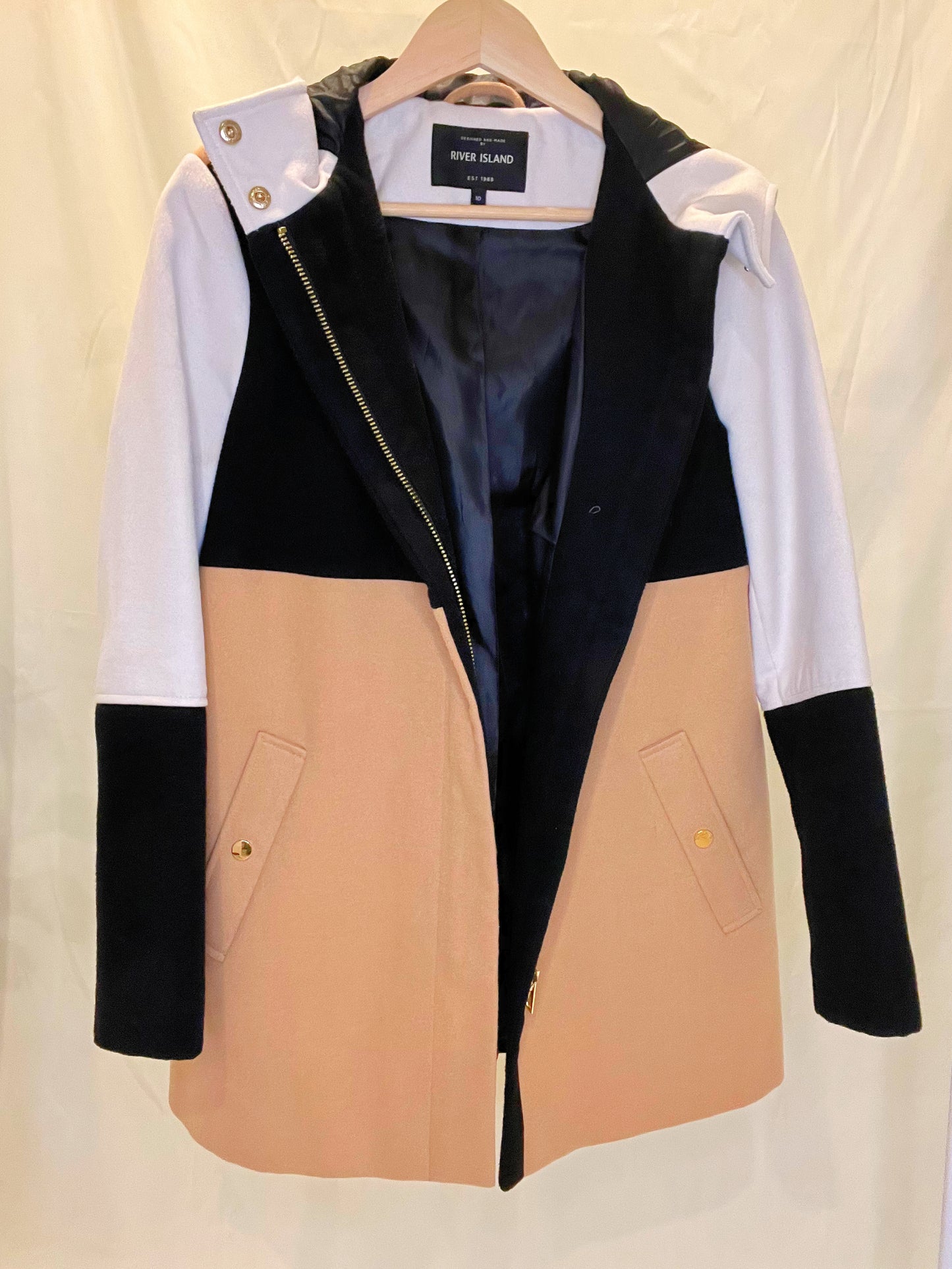 River Island Peacoat | $42