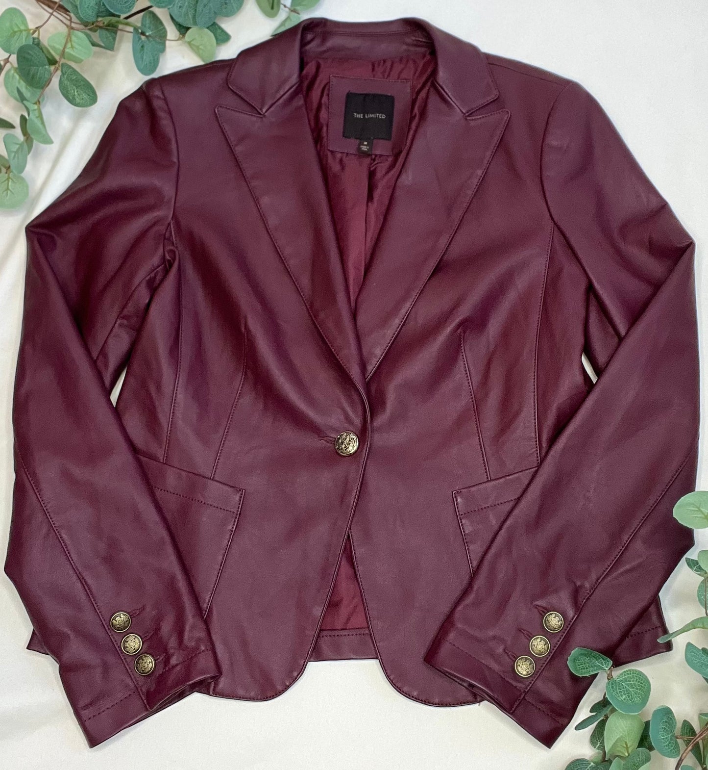 Vegan Leather Blazer | 50% OFF