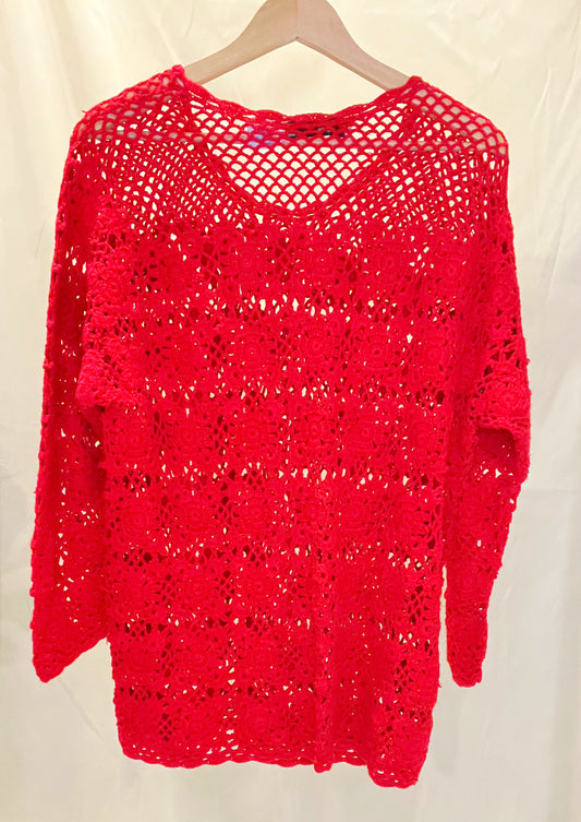 Crochet Sweater, 1990s | $32