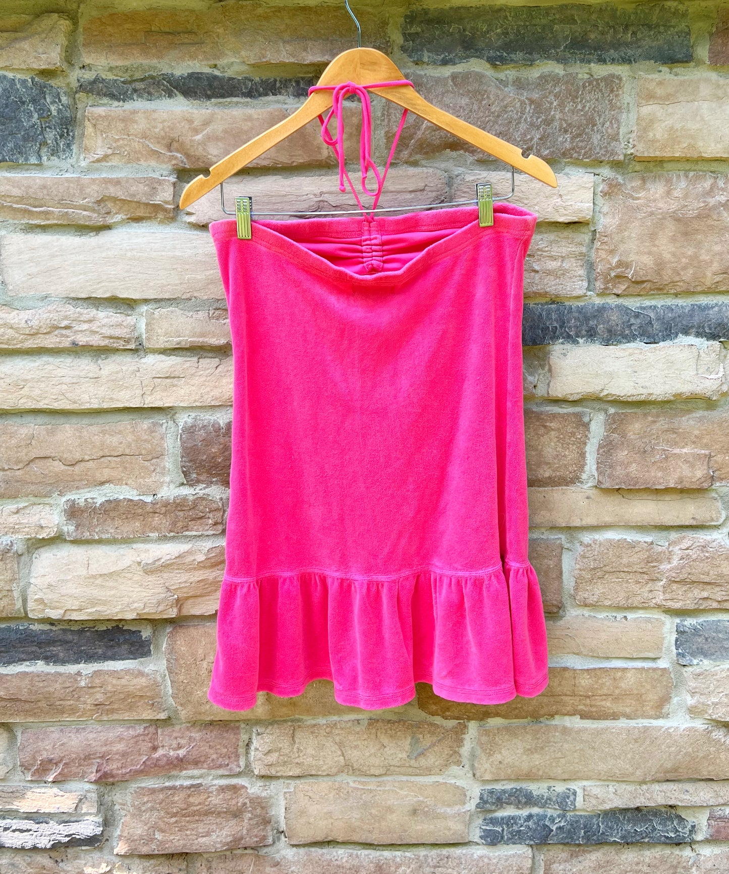 Terrycloth Juicy Couture Halter Dress, Early 2000s