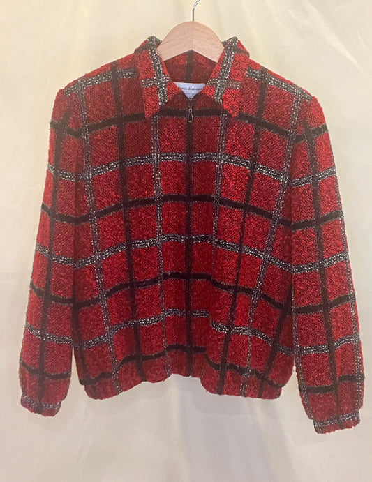 Plaid Tweed Jacket | $38