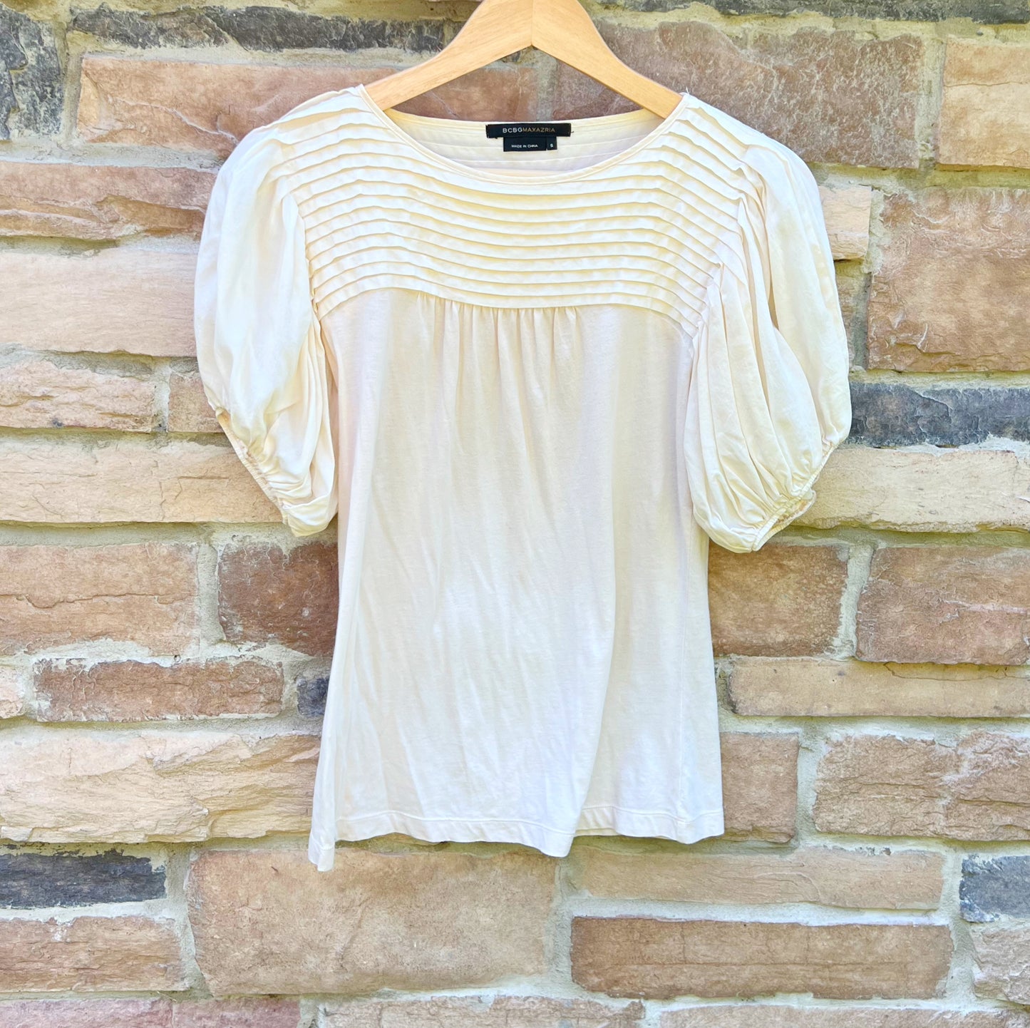 BCBG Balloon Sleeve Top, Early 2000s