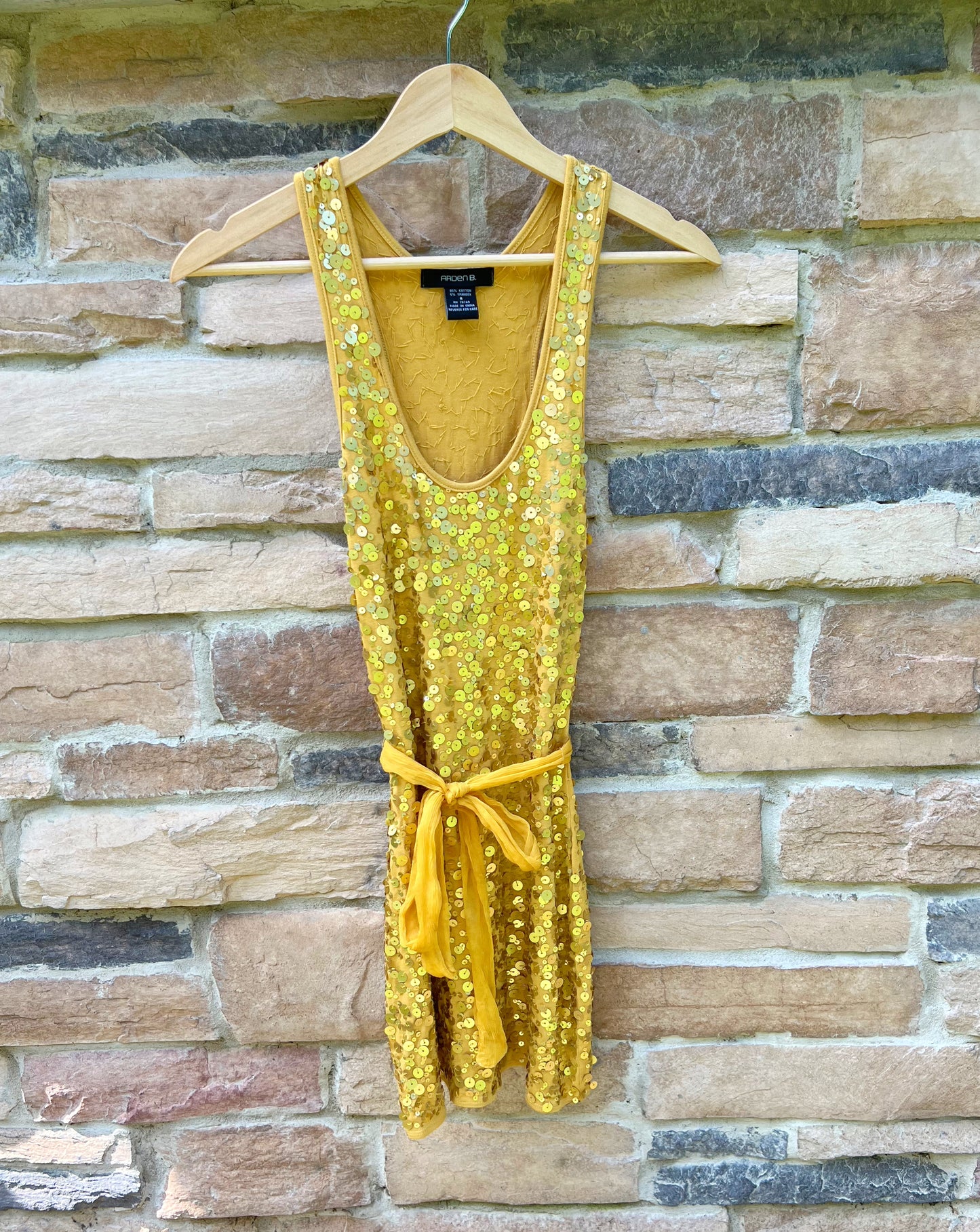 Gold Sequin Dress