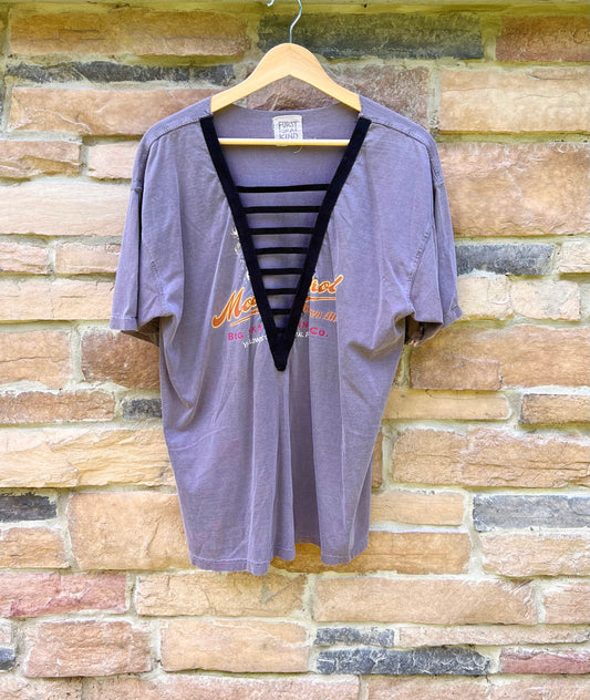 Vintage Deep V T-Shirt