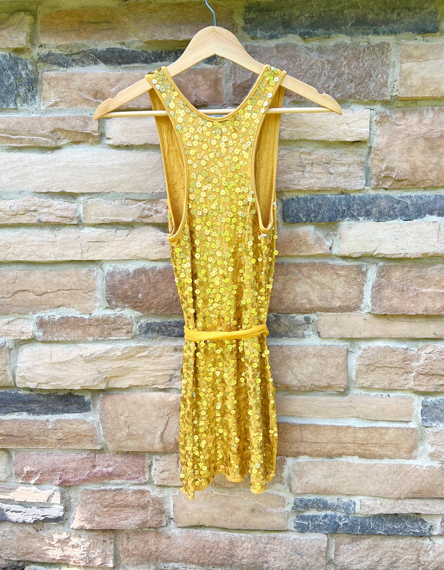 Gold Sequin Dress