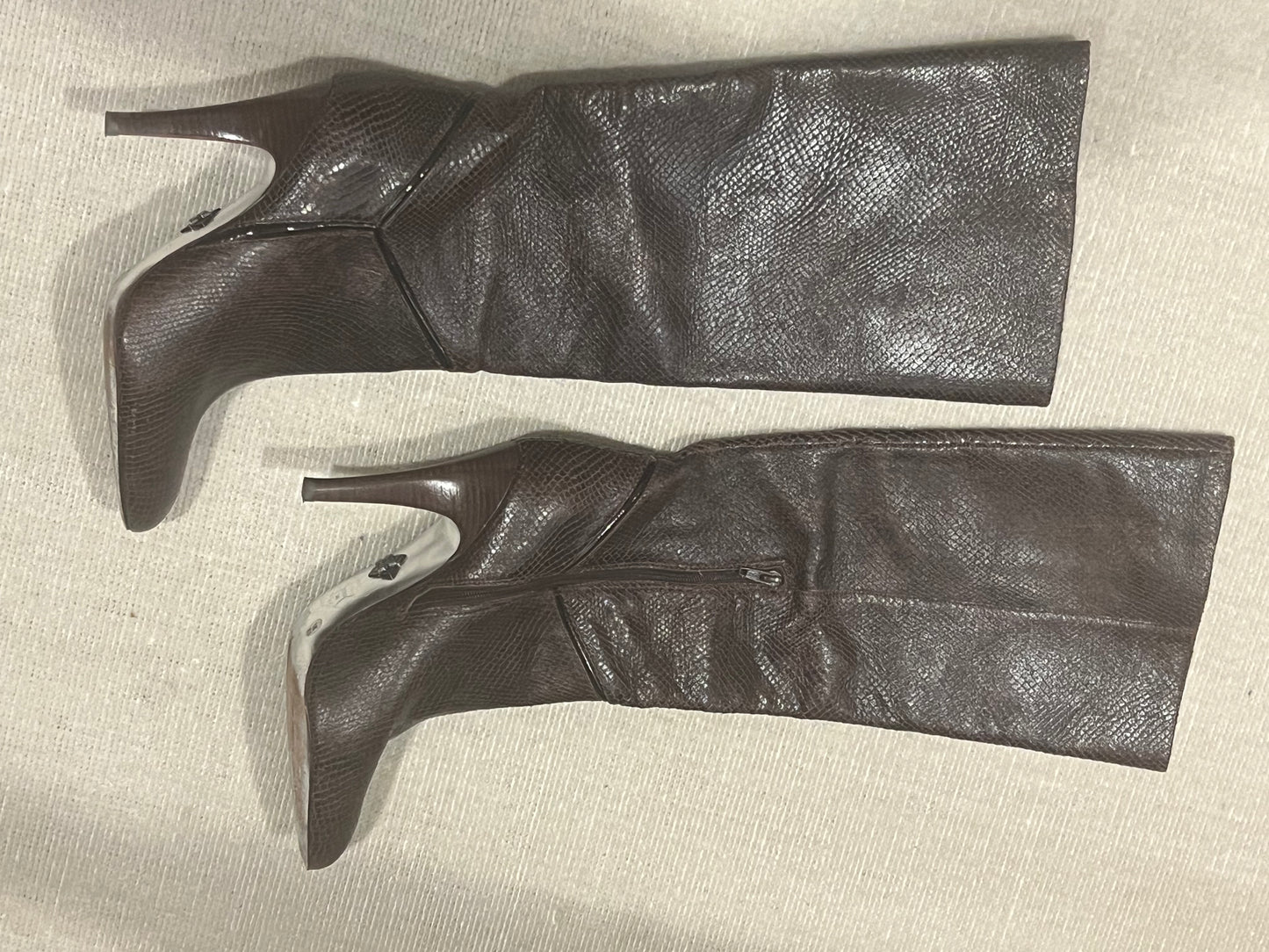 BCBG Snakeskin Boots | $40